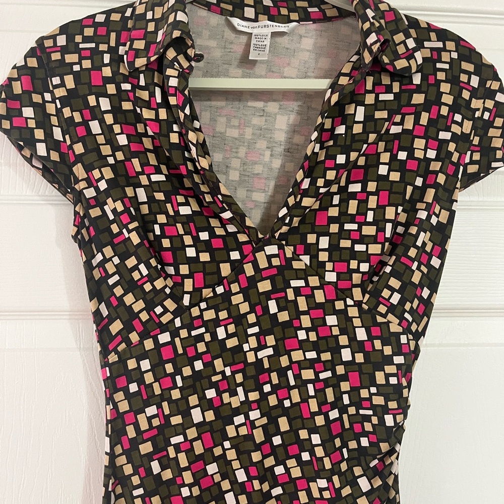 Chic Women's Geometric Print Top